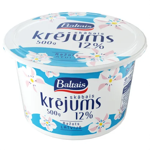 SKĀBAIS KRĒJUMS BALTAIS 12% 500G