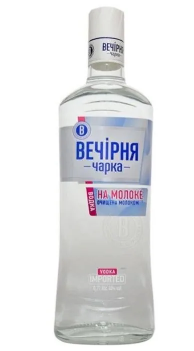 Водка Charka Na Moloke 40%, 0,7 л