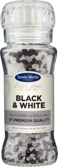 GARŠVIELAS SANTA MARIA AKMENS SĀLS UN TELIČERI PIPARI 110G