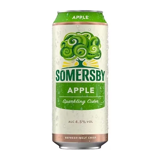 Сидр Somersby Яблочный, в банке, 4,5%, 0,5 л