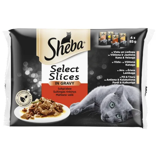 BARĪBA KAĶIEM KONS. SHEBA GAĻAS IZLASE 85GX4