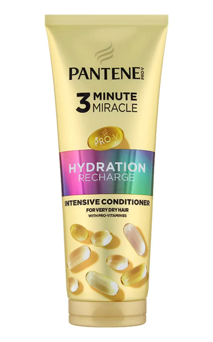 Pantene Hydration Recharge 3 minute miracle intensīvas iedarbības balzams matiem, 220 ml