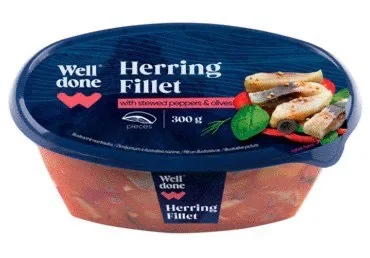 SIĻĶU FIL. AR PAPRIKU UN OLIVĀM WD 300G