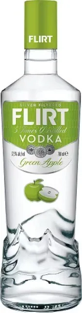 Водка Flirt с ароматом зелёного яблока 37,5%, 0,7 л