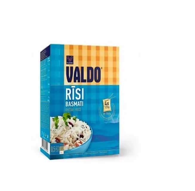 RĪSI BASMATI VALDO, 500G (4X125G)