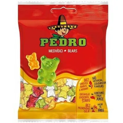 ŽELEJLKONFEKTES PEDRO BEARS 80G