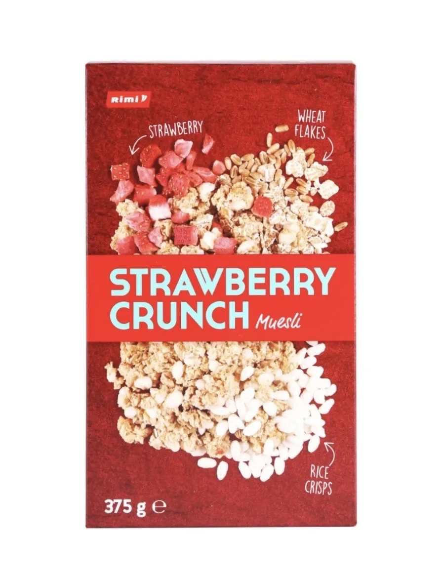 MUSLI RIMI GRAUZDĒTS AR ZEMENĒM 0.375