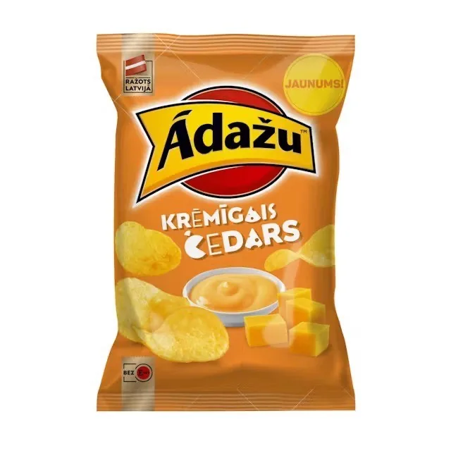 ČIPSI ĀDAŽU KRĒMĪGAIS ČEDARS, 130G