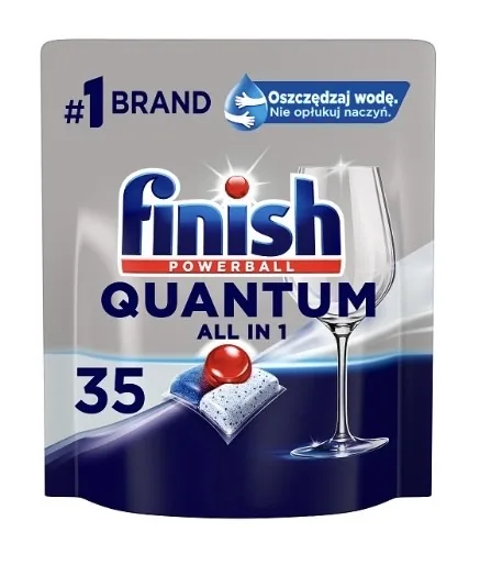 TABLETES TRAUKU MAZGĀŠANAS AUTOMĀTIEM FINISH QUANTUM, 35GAB