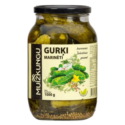 GURĶI MUIŽKUNGU MARINĒTI 1KG/500G