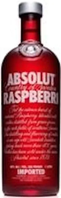 Водка Absolut Raspberry 38%, 1 л