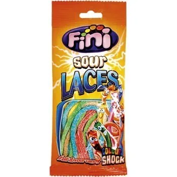 KONFEKTES ŽELEJAS FINI SOUR LACES 85G
