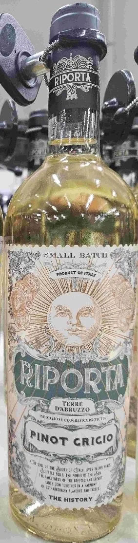 Белое вино Riporta Pinot Grigio 12,5%, 0,75 л