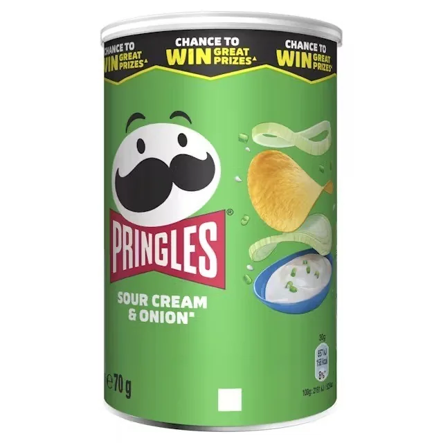 ČIPSI PRINGLES SOUR CREAM & ONION 70G