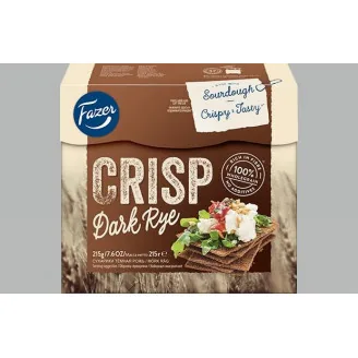 SAUSMAIZĪTES FAZER TUMŠĀS RUDZU CRISP 215G