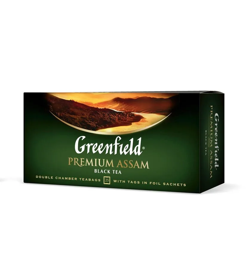 TĒJA GREENFIELD MELNĀ GOLDEN 25X2G