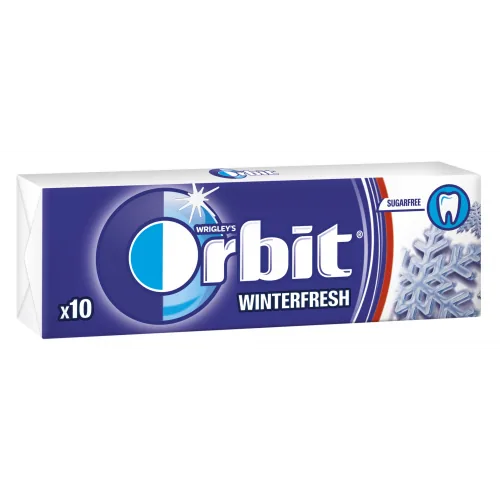 KOŠĻĀJAMĀ GUMIJA ORBIT WINTERFRESH 14G