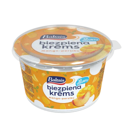 BIEZPIENS KRĒMS BALTAIS MANGO PERSIKU 400G
