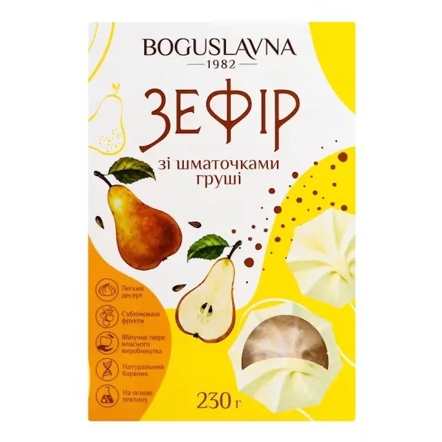 ZEFĪRS BOGUSLAVNA, AR BUMBIERU GABALIŅIEM, 230G