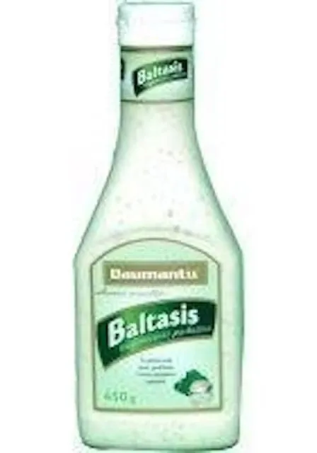 MAJONEZE DAUMANTU BALTAIS, AR KIPLOKIEM, 25%, 450 G