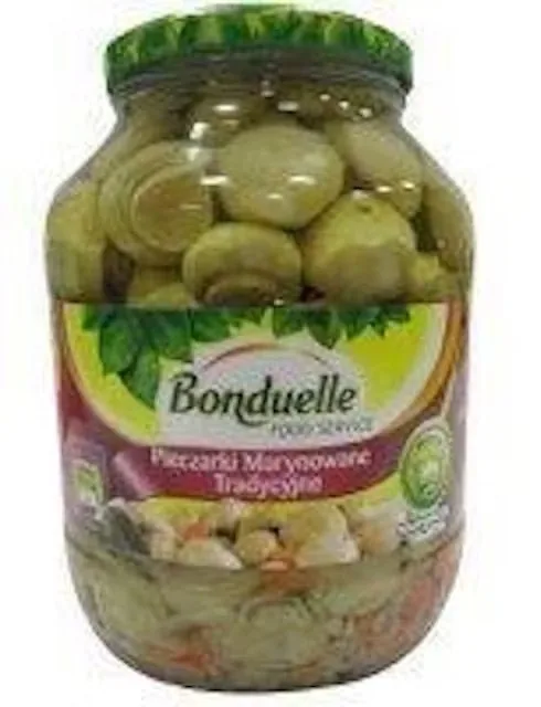 ŠAMPINJONI MARINĒTI BONDUELLE, 1,6/0,96KG