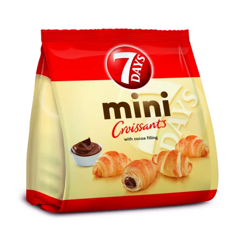 KRUASĀNS 7DAYS AR KAKAO PILDĪJUMU MINI 185G