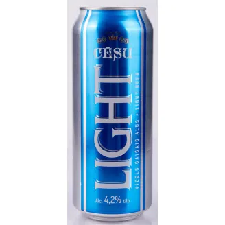 Alus Cēsu Light Beer 4,2 % 0,5 l can