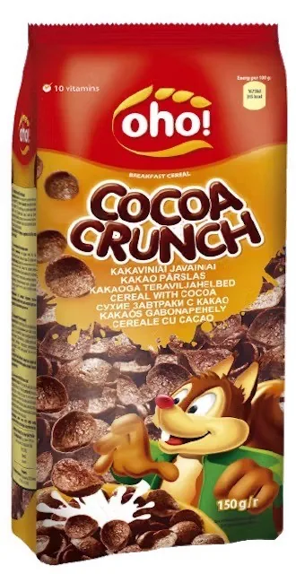 SAUSĀS BROKASTIS OHO «KAKAO KRAUKSKI» 150G