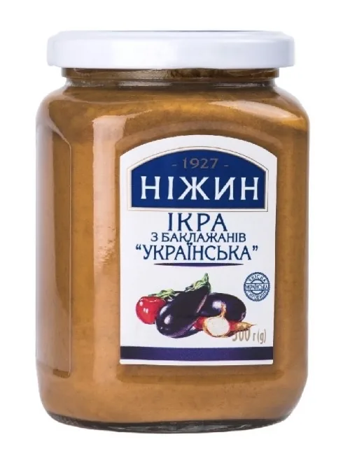 BAKLAZĀNU IKRI NIZHYN "UKRAIŅU", 300G