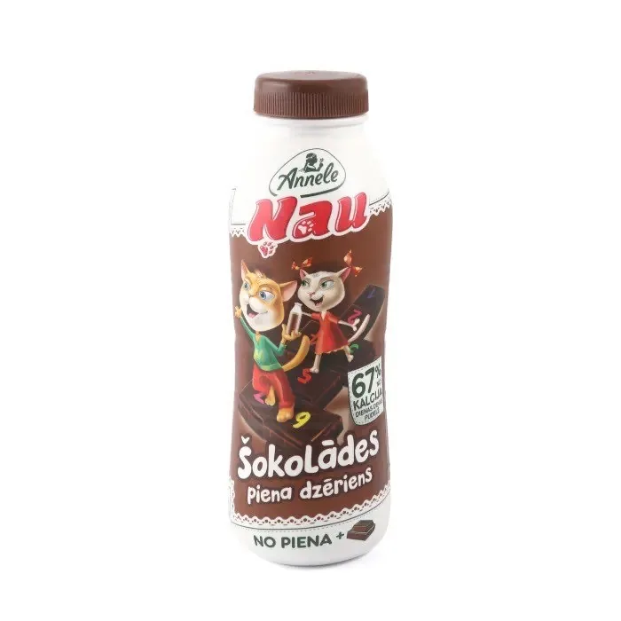 PIENA DZĒRIENS ANNELE ŅAU ŠOKOLĀDES 2,6% 450ML