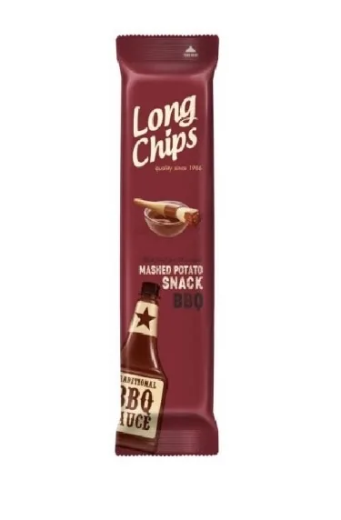KARTUPEĻU PLĀKSNES LONGCHIPS AR BBQ GARŠU, 75G