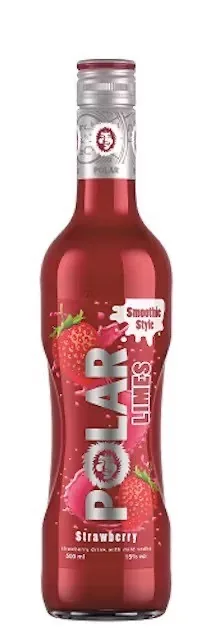 Liķieris Polar Limes Erdbeer, 15%, 1 l