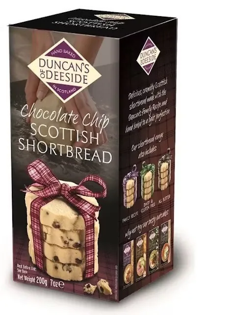 CEPUMI DUNCAN'S OF DEESIDE SKOTIJAS SMILŠU CEPUMI AR ŠOKOLĀDES GABALIŅIEM,200G