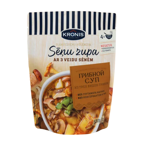ZUPA KRONIS SĒŅU AR 3 VEIDU SĒNĒM DOY PAKĀ 530G