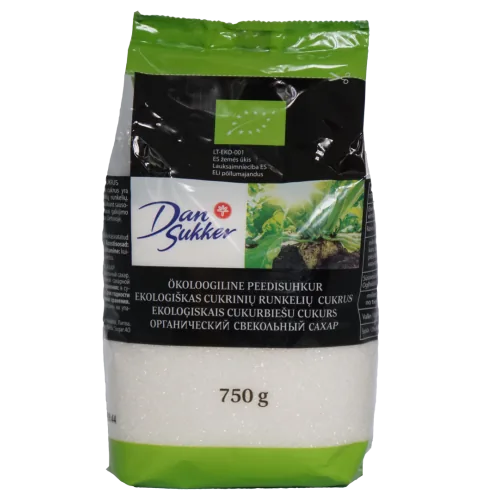 CUKURS EKOLOĢISKAIS CUKURBIEŠU DANSUKKER 750G