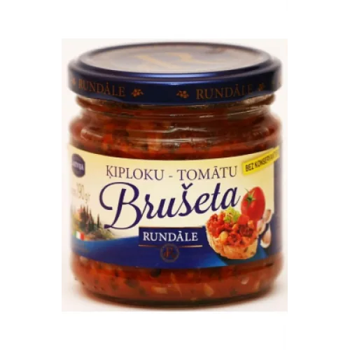 BRUŠETA RUNDĀLE ĶIPLOKU TOMĀTU 190G