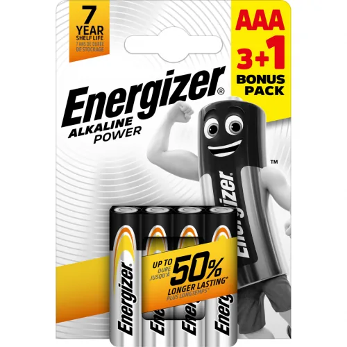 BATERIJAS ENERGIZER BASE AAA B3+1 1.5V ALKALINE