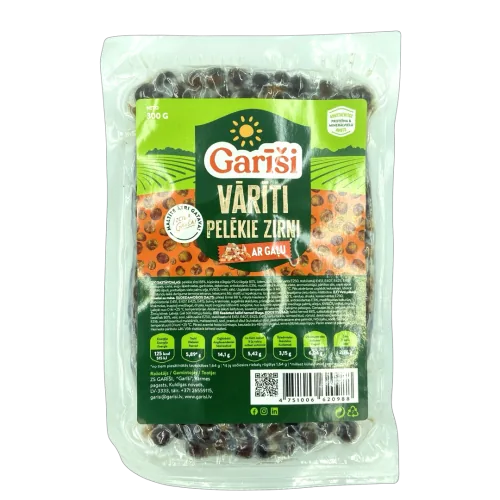 PELĒKIE ZIRŅI GARĪŠI VĀRĪTI AR GAĻU 300G