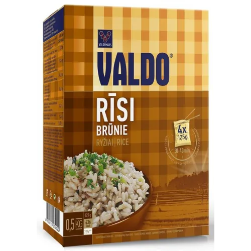 RĪSI VALDO BRŪNIE 4X125G