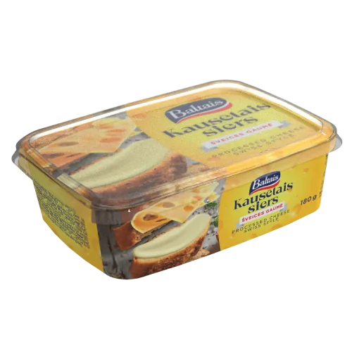 KAUSĒTAIS SIERS BALTAIS ŠVEICES GAUMĒ 180G