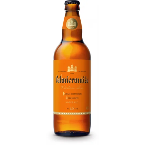Крепкое пиво Valmiermuiža Klostera Eils 6,7%, 0,5 л, стекло