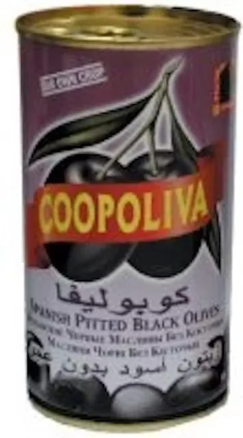 MELNĀS OLĪVAS COOPOLIVA, BEZ KAULIŅIEM,350G/150G