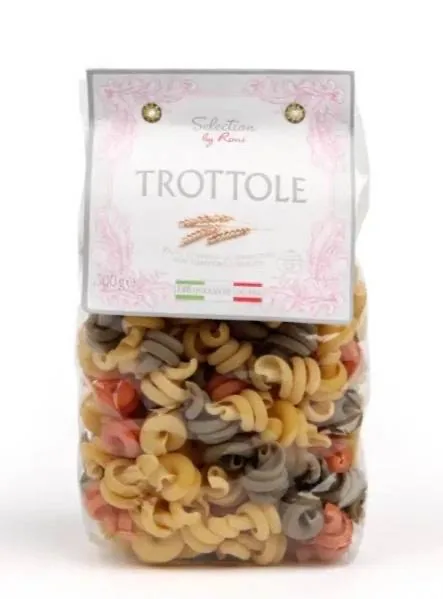 Makaroni Selection by Rimi Trottole ar tomātiem un baziliku 500 g