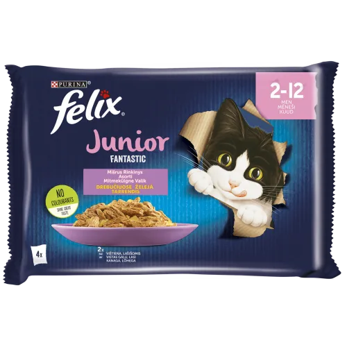 BARĪBA KAĶIEM KONS. FELIX FANTASTIC JUNIOR VISTA 85X4G