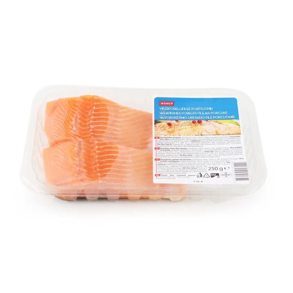 VARAVĪKSNES FORELES FILEJAS PORCIJAS 250G