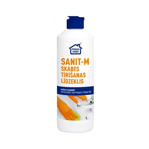 TUALETES TĪRĪŠANAS LĪDZEKLIS SANIT-M 500ML