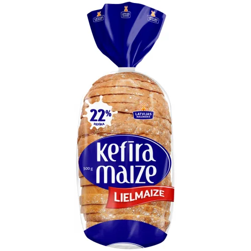 BALTMAIZE LATVIJAS MAIZNIEKS LIELMAIZE KEFĪRA 500G