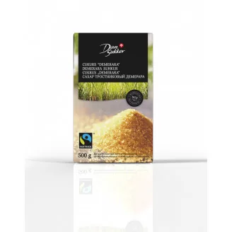 CUKURS DANSUKKER DEMERARA BRŪNS 500G