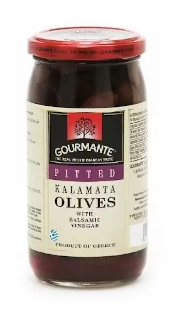 KALAMATA OLĪVAS BEZ KAULIŅIEMGOURMANTE, 570ML/360ML