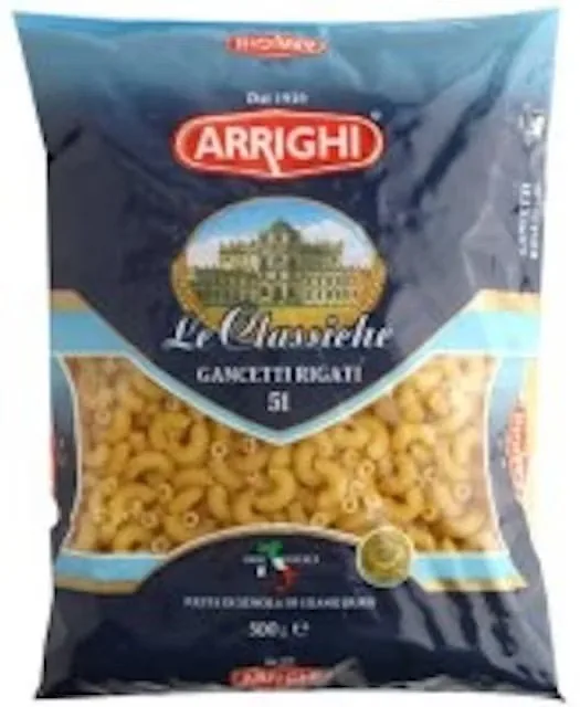 MAKARONI, RADZIŅI ARRIGHI, 500G